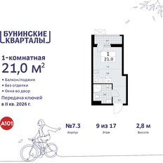 Квартира 21 м², студия - изображение 3