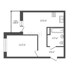 Квартира 37,1 м², 1-комнатная - изображение 1