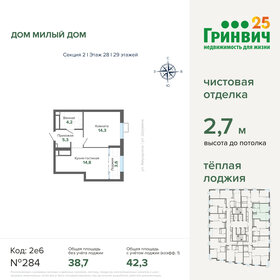 59,9 м², 2-комнатная квартира 10 822 688 ₽ - изображение 18