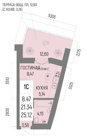 21,3 м², 1-комнатная квартира 4 300 000 ₽ - изображение 67