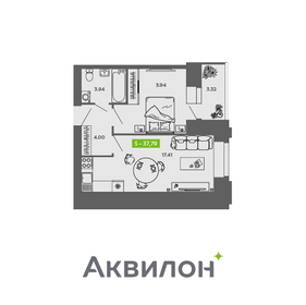 38,2 м², 1-комнатная квартира 4 573 310 ₽ - изображение 19