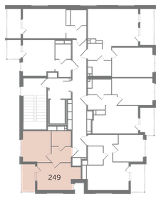 14 м², квартира-студия 2 590 000 ₽ - изображение 160