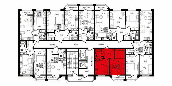 Квартира 39,4 м², 1-комнатная - изображение 2