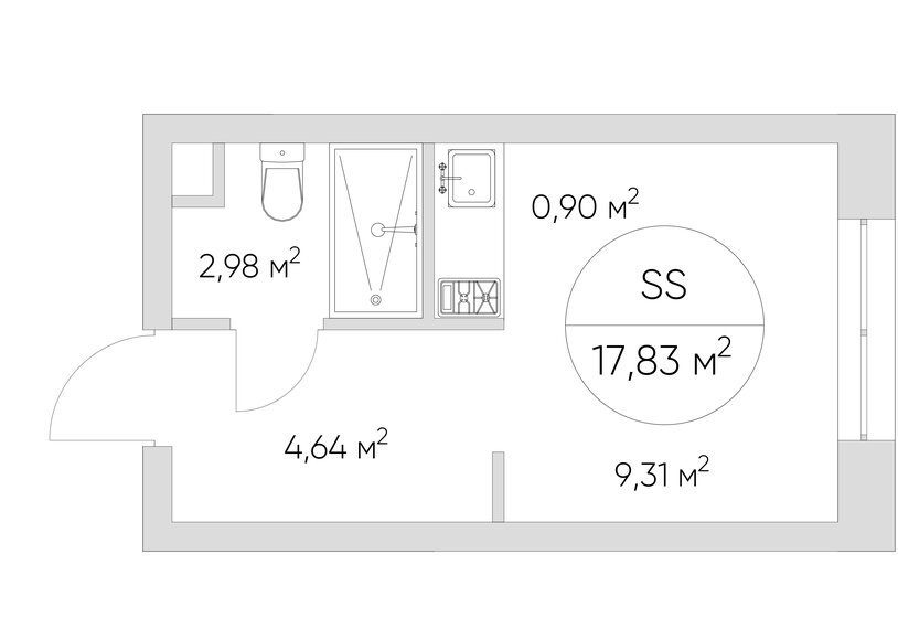 17 м², апартаменты-студия 7 884 000 ₽ - изображение 51