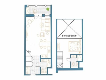 Квартира 61,4 м², 2-комнатные - изображение 1