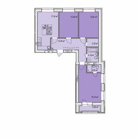 76,5 м², 3-комнатная квартира 8 890 000 ₽ - изображение 1