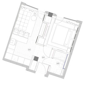 Квартира 37,3 м², 2-комнатные - изображение 2