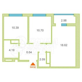 Квартира 52,3 м², 2-комнатная - изображение 1