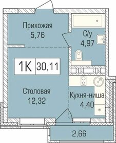 32 м², 1-комнатная квартира 3 100 000 ₽ - изображение 84