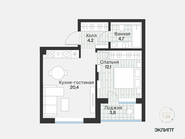 31,4 м², 1-комнатная квартира 5 490 000 ₽ - изображение 44