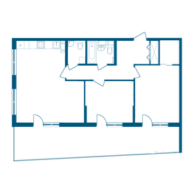 Квартира 102,8 м², 3-комнатные - изображение 1