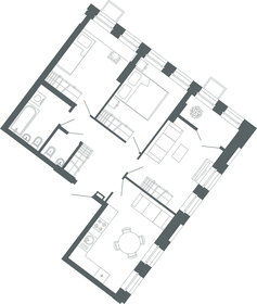 Квартира 74 м², 3-комнатная - изображение 1