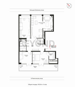 Квартира 108 м², 3-комнатная - изображение 1