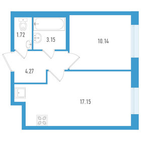 40,1 м², 1-комнатная квартира 6 050 000 ₽ - изображение 39