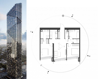 77,4 м², 2-комнатные апартаменты 56 990 000 ₽ - изображение 77