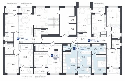 56,4 м², 2-комнатная квартира 7 440 000 ₽ - изображение 13