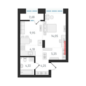 52 м², 3-комнатная квартира 6 400 000 ₽ - изображение 121