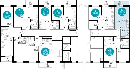 26 м², 1-комнатная квартира 4 900 000 ₽ - изображение 128