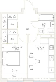 37,7 м², 1-комнатная квартира 10 403 390 ₽ - изображение 80