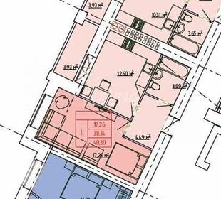 Квартира 40,3 м², 1-комнатная - изображение 1