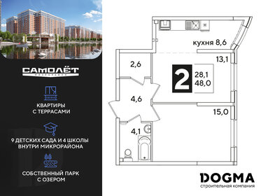 72 м², 2-комнатная квартира 5 350 000 ₽ - изображение 96