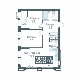 66,5 м², 3-комнатная квартира 10 450 000 ₽ - изображение 7