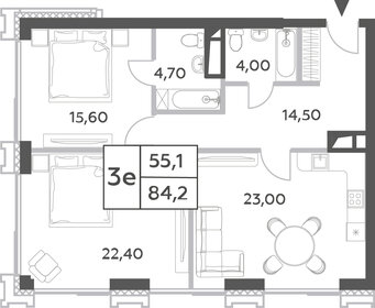 80,6 м², 3-комнатная квартира 40 893 056 ₽ - изображение 27