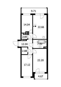 Квартира 100,5 м², 3-комнатная - изображение 1