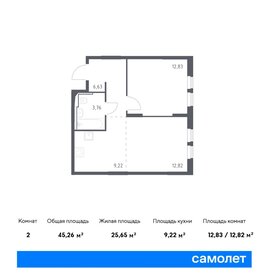 56 м², 1-комнатная квартира 9 890 000 ₽ - изображение 55