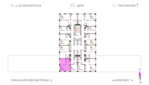 37,2 м², 1-комнатная квартира 17 380 880 ₽ - изображение 14