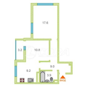 Квартира 54 м², 2-комнатная - изображение 1