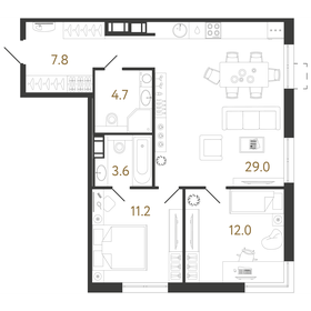 75,2 м², 2-комнатная квартира 23 100 000 ₽ - изображение 77