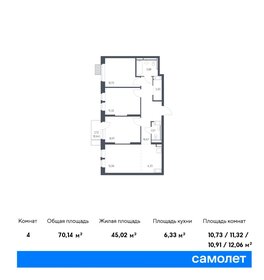 104,1 м², 4-комнатная квартира 18 500 000 ₽ - изображение 68