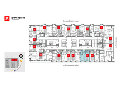 41,7 м², 1-комнатная квартира 3 204 864 ₽ - изображение 4