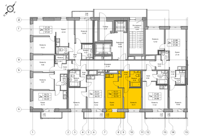 34,5 м², 2-комнатная квартира 6 500 000 ₽ - изображение 9