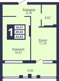 44,8 м², 2-комнатная квартира 3 500 000 ₽ - изображение 72