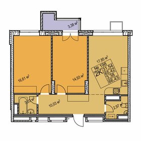 65,1 м², 2-комнатная квартира 10 020 000 ₽ - изображение 26