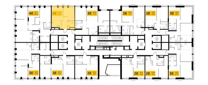 17,1 м², апартаменты-студия 5 130 000 ₽ - изображение 135