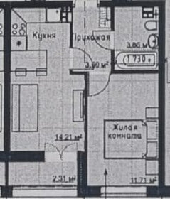 Квартира 33,3 м², 1-комнатная - изображение 2