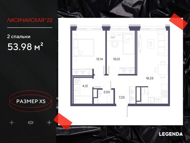 48,7 м², 2-комнатные апартаменты 9 300 000 ₽ - изображение 124