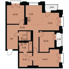 Квартира 99,2 м², 4-комнатная - изображение 1