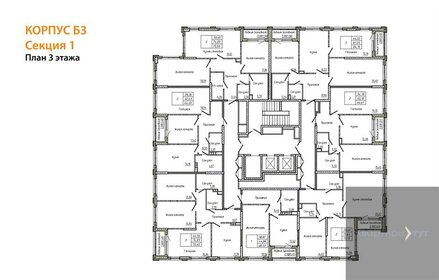 62,9 м², 2-комнатная квартира 9 500 000 ₽ - изображение 34
