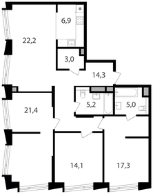 130 м², 2-комнатная квартира 71 000 000 ₽ - изображение 99