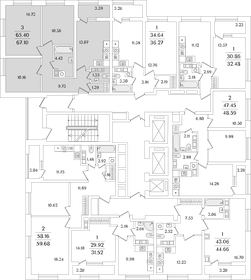 Квартира 67,1 м², 3-комнатная - изображение 2