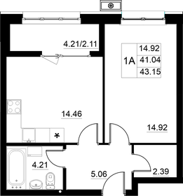 50 м², 1-комнатная квартира 8 500 000 ₽ - изображение 31