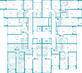 74 м², 4-комнатная квартира 6 800 000 ₽ - изображение 134