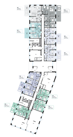 40,1 м², 2-комнатные апартаменты 25 900 000 ₽ - изображение 98
