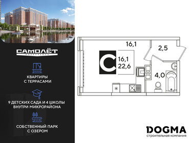 22,6 м², квартира-студия 5 021 720 ₽ - изображение 13