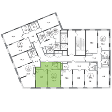 Квартира 38,5 м², 1-комнатная - изображение 2