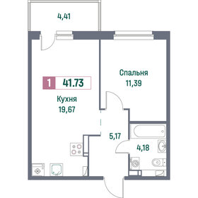 41,7 м², 1-комнатная квартира 7 402 902 ₽ - изображение 9
